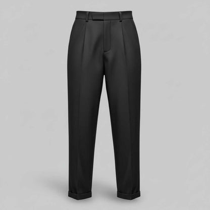 Elegant High Waist Women's Trousers | Office Pants