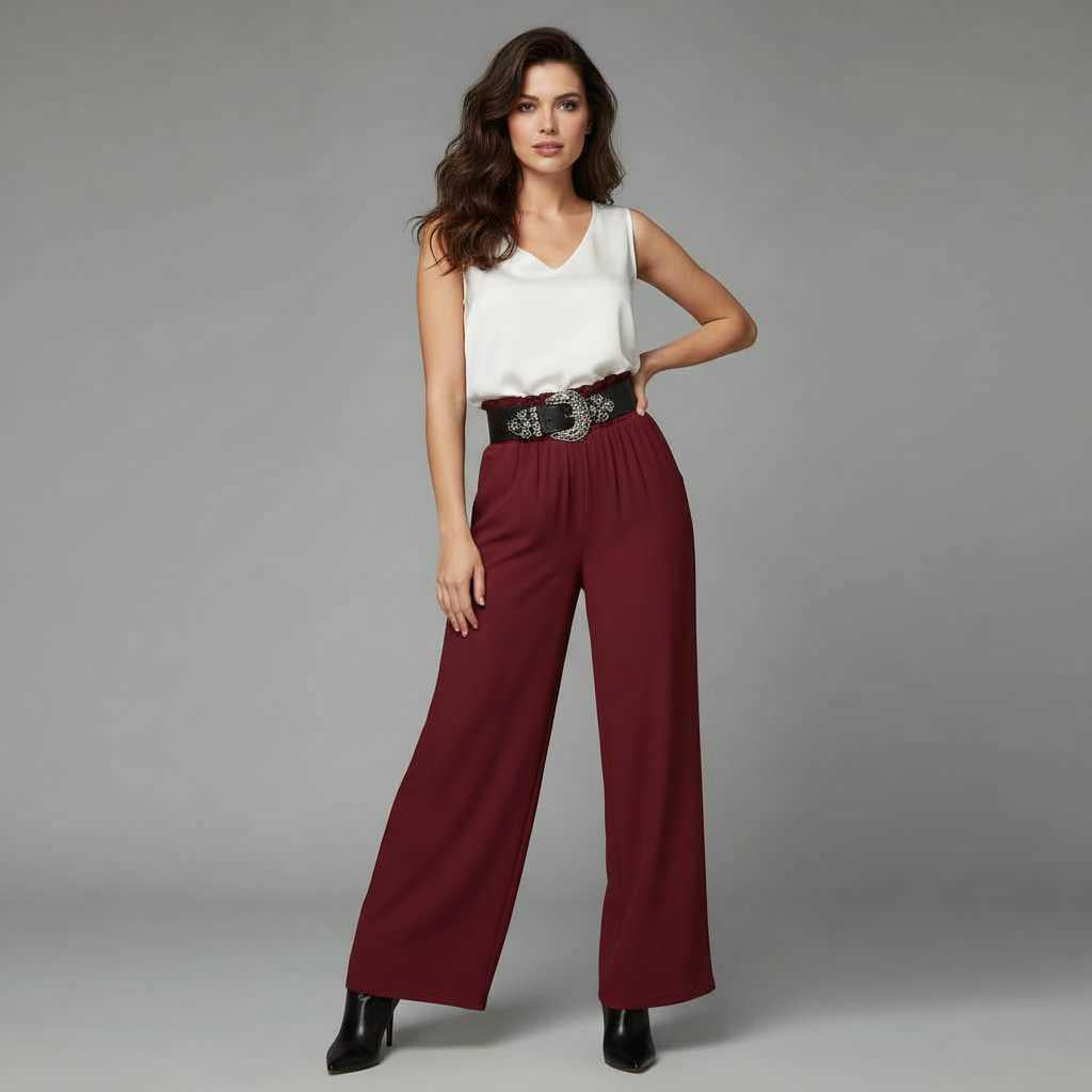 Elegant Leisure Trousers | Women's Pants Comfort Fit
