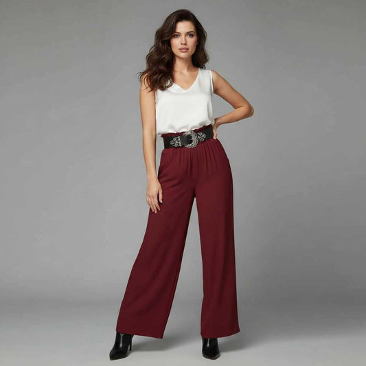 Elegant Leisure Trousers | Women's Pants Comfort Fit