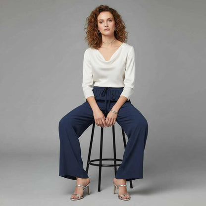 Elegant Leisure Trousers | Women's Pants Comfort Fit