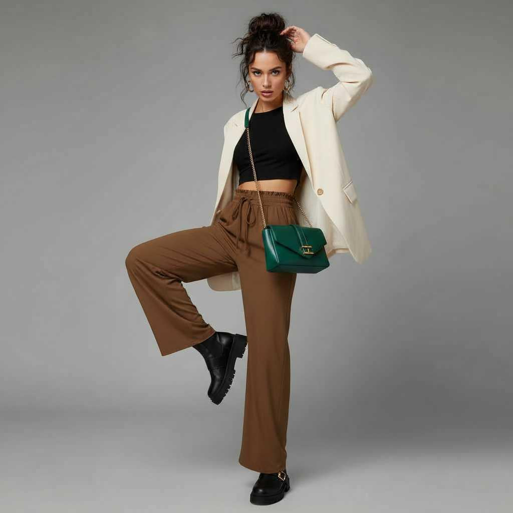 Elegant Leisure Trousers | Women's Pants Comfort Fit