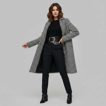 Elegant Wool Coat | Women's Long Winter Coat
