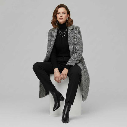 Elegant Wool Coat | Women's Long Winter Coat
