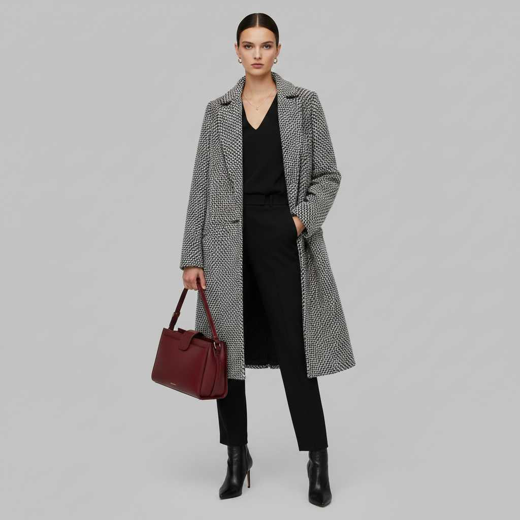 Elegant Wool Coat | Women's Long Winter Coat