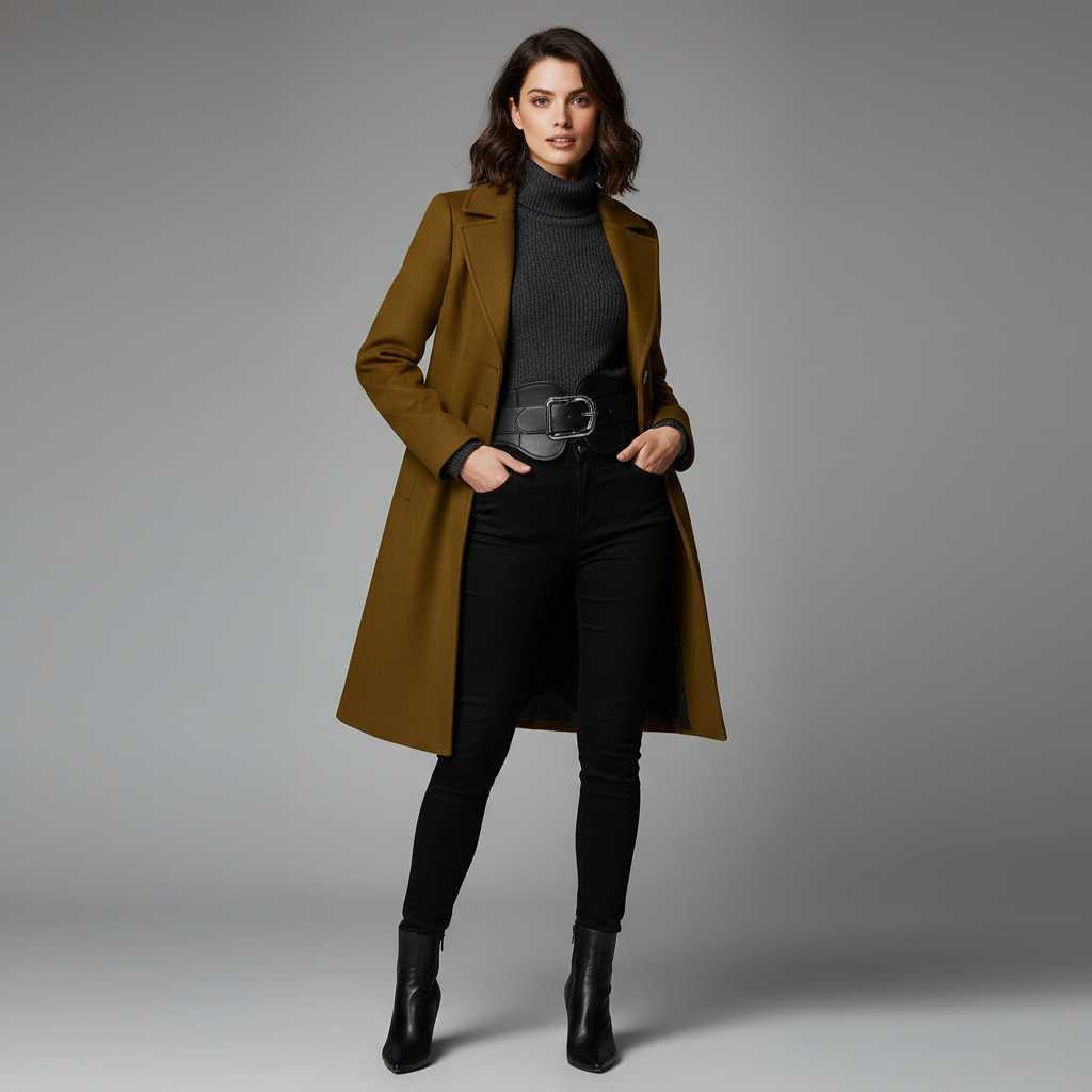 Elegant Wool Coat for Women | Stylish Winter Outerwear