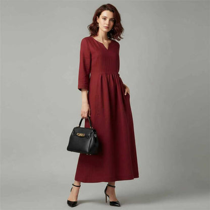 Isabel | Women's Elegant Comfort Maxi Dress