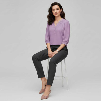 Silk Patchwork Women's Blouse | Stylish Summer Top