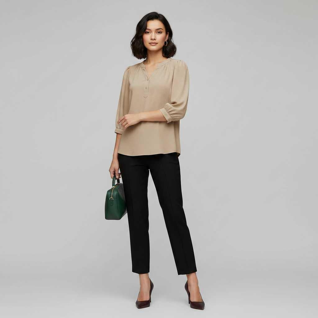 Silk Patchwork Women's Blouse | Stylish Summer Top