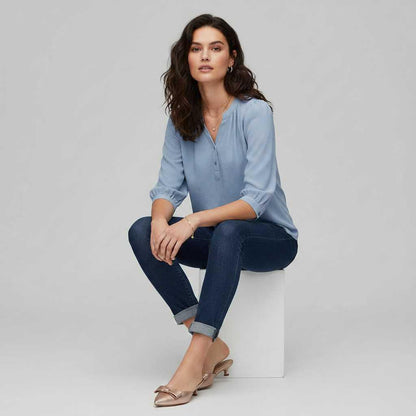 Silk Patchwork Women's Blouse | Stylish Summer Top