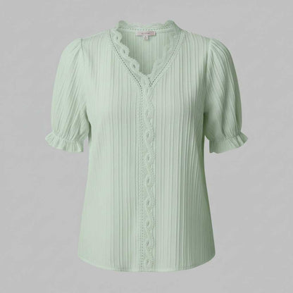 White Puff Sleeve Blouse | Women's Elegant Summer Top