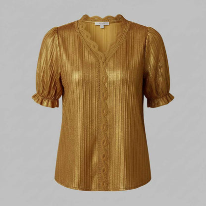 White Puff Sleeve Blouse | Women's Elegant Summer Top