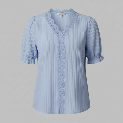 White Puff Sleeve Blouse | Women's Elegant Summer Top